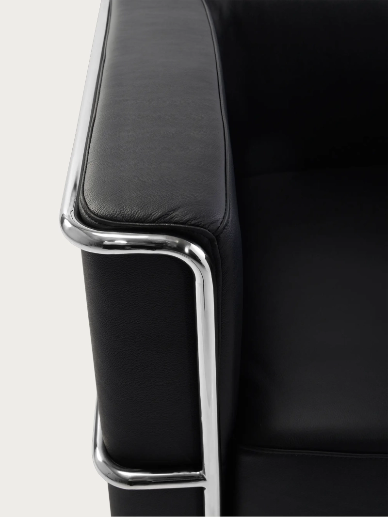 Kubisk designfåtölj i italienskt läder - Torino NEST DREAM - 11