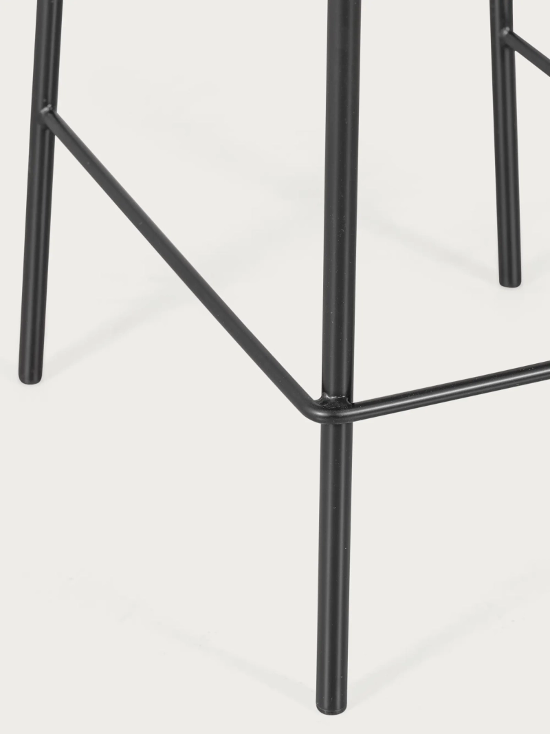 banco vintage com design clássico em rotim natural (65cm) - North NEST DREAM - 1