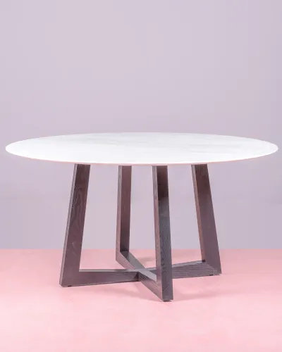 Eettafel van 150 cm in Carrara -marmer | De kosten delen