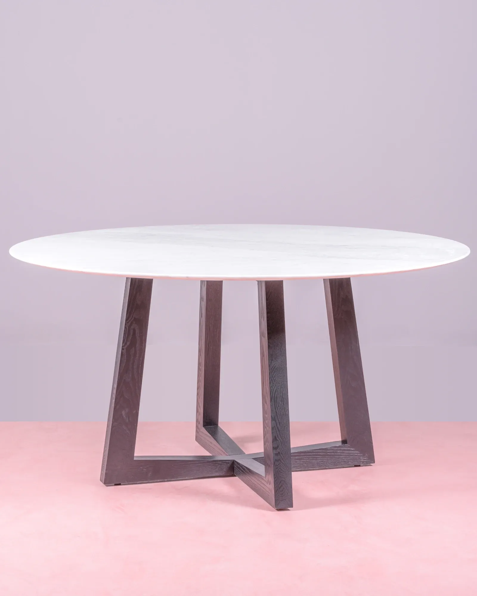 150cm round dining table in Carrara marble | Split payment