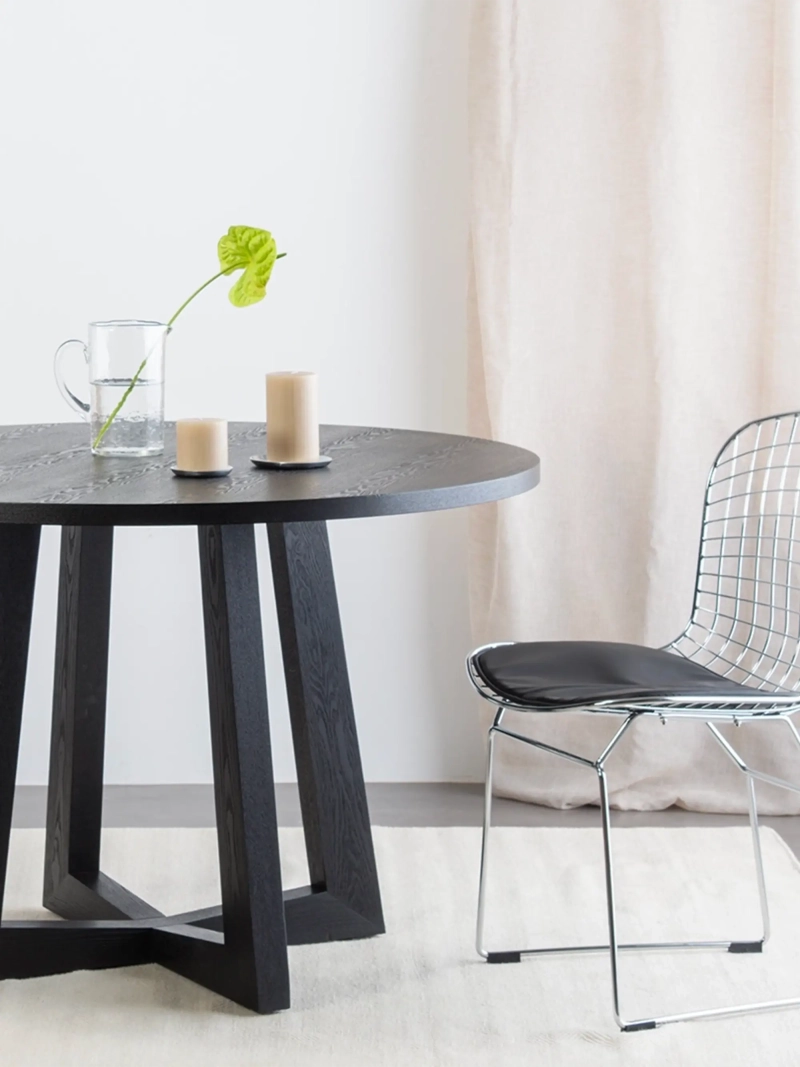 Round ruokapöytä luonnon tuhkaa (115cm) - Soho NEST DREAM - 8