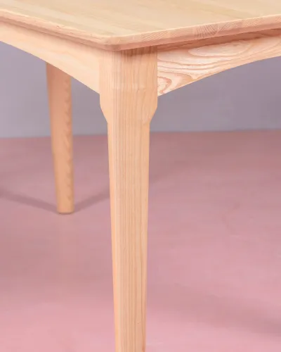 Mesa de comedor Dubli nórdica en madera de fresno | Envío gratis