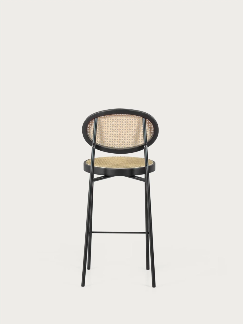skammel vintage med klassisk design i naturlig rattan (65 cm) North NEST DREAM - 11