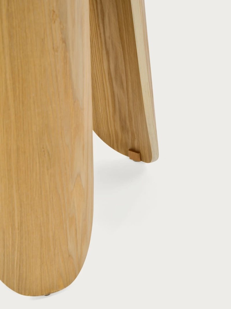 Ronde hoge tafel in essenhout (70cm) - Pluto NEST DREAM - 3