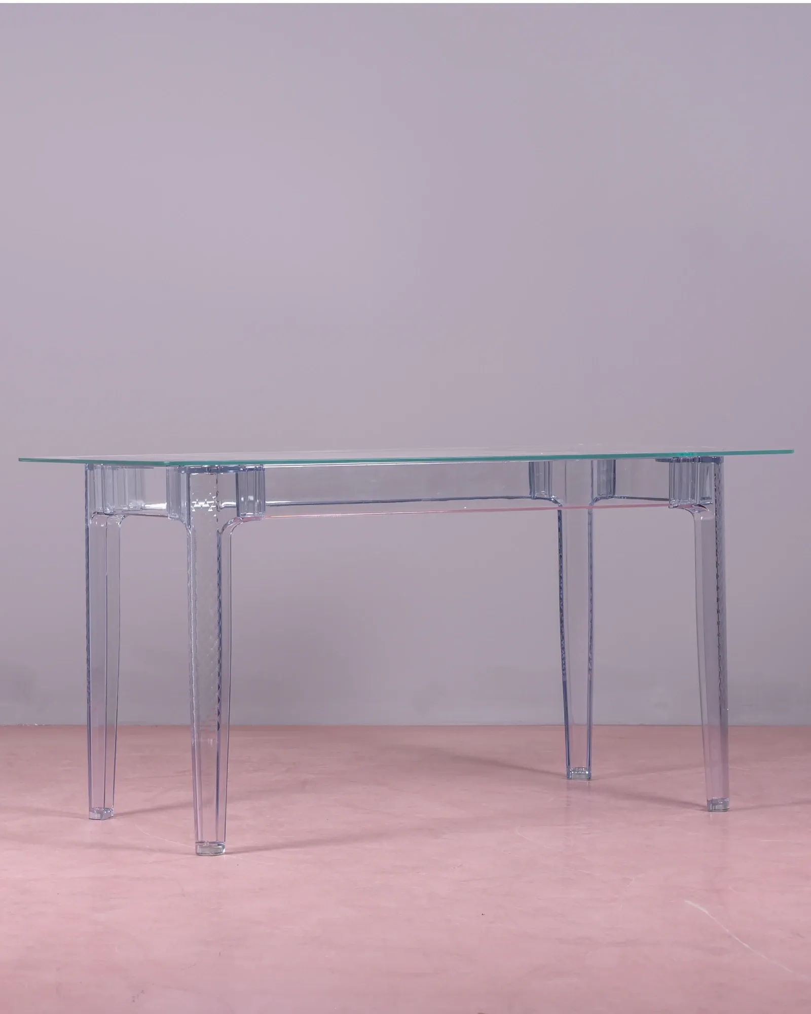 Table en plastique Ghost 140cm | Livraison gratuite -Tables en verre