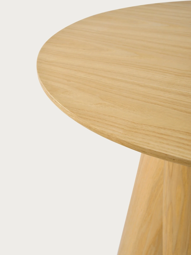Ronde hoge tafel in essenhout (70cm) - Pluto NEST DREAM - 4