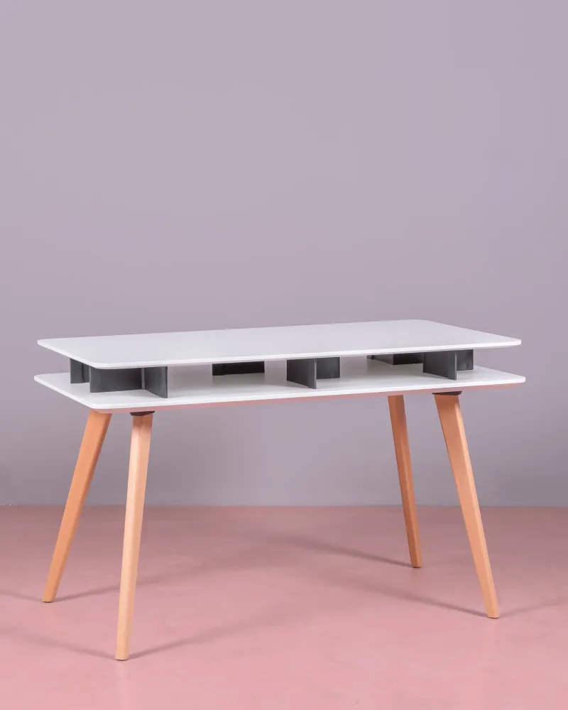 Scandinavian desk table | Minimalist and elegant design