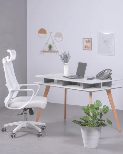 Masă de birou nordică | Design minimalist și elegant