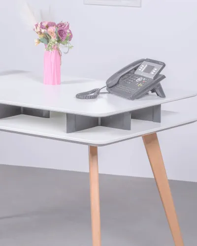 Mesa nórdica de escritorio | Diseño minimalista y elegante