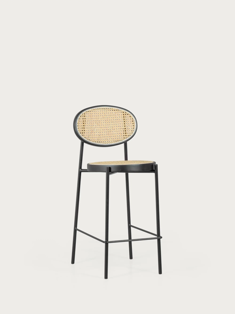 scaun vintage cu design clasic din rattan natural (65cm) - North NEST DREAM - 10