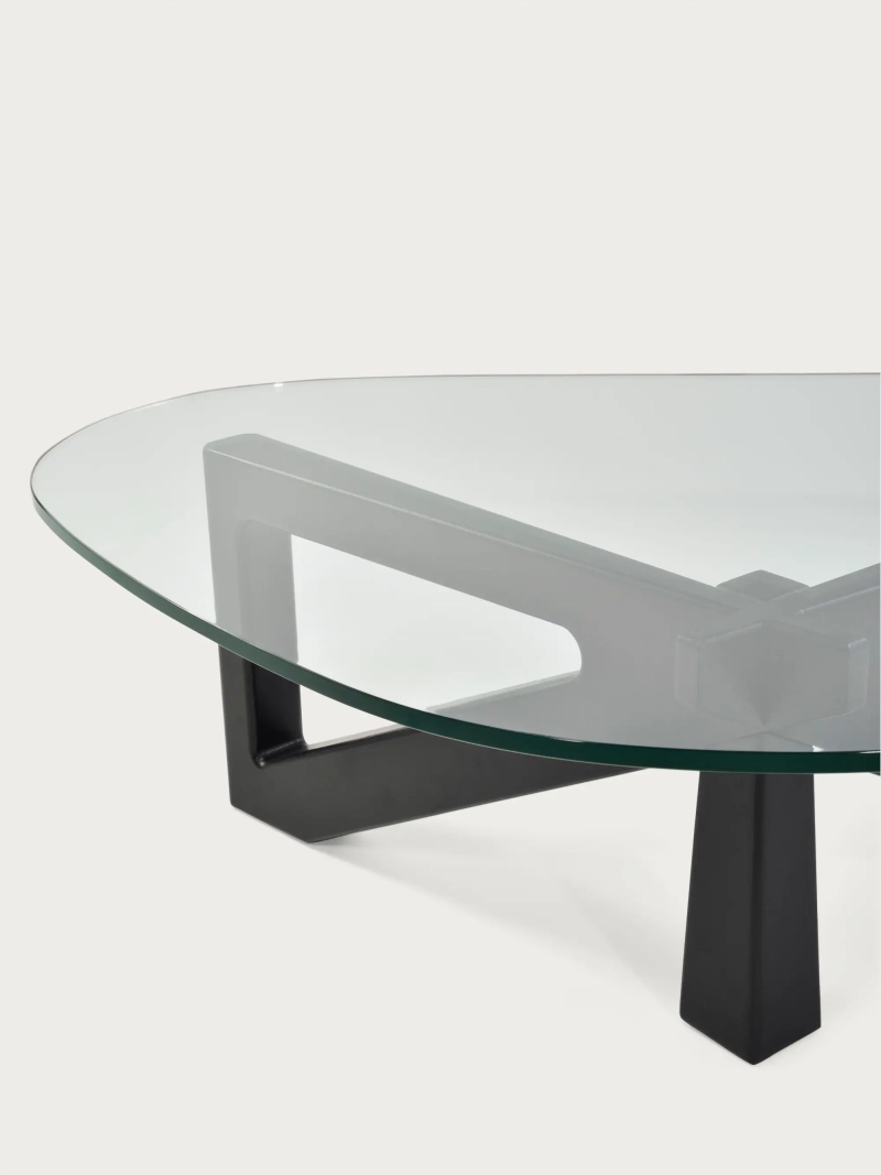Tavolino con piano in vetro e base in legno (126x90cm) - Nodda NEST DREAM - 10