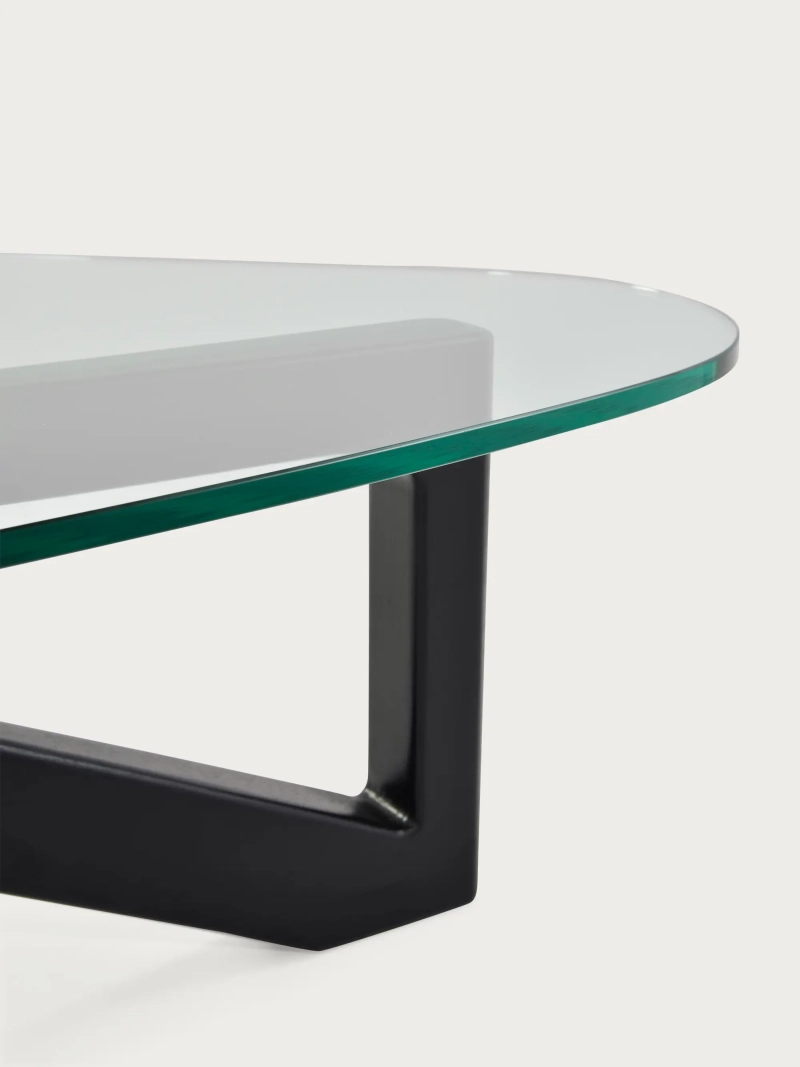 Tavolino con piano in vetro e base in legno (126x90cm) - Nodda NEST DREAM - 11