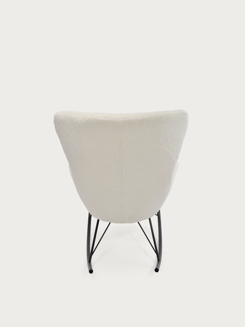Rocker armchair in bouclé fabric - Nest NEST DREAM - 1