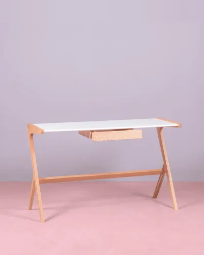 Minimalist Desk Table with Center Drawer | Nest Dream | Free shipping