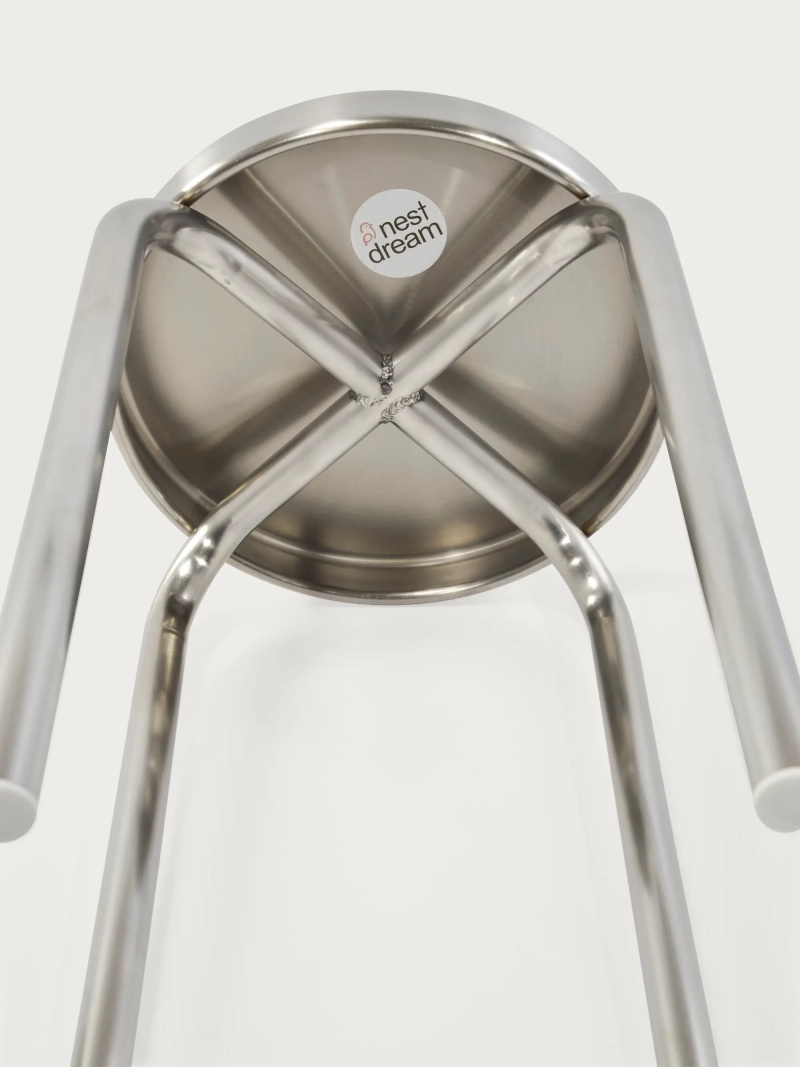 tabouret basse en acier inoxydable de 45 cm - Delawere NEST DREAM - 6