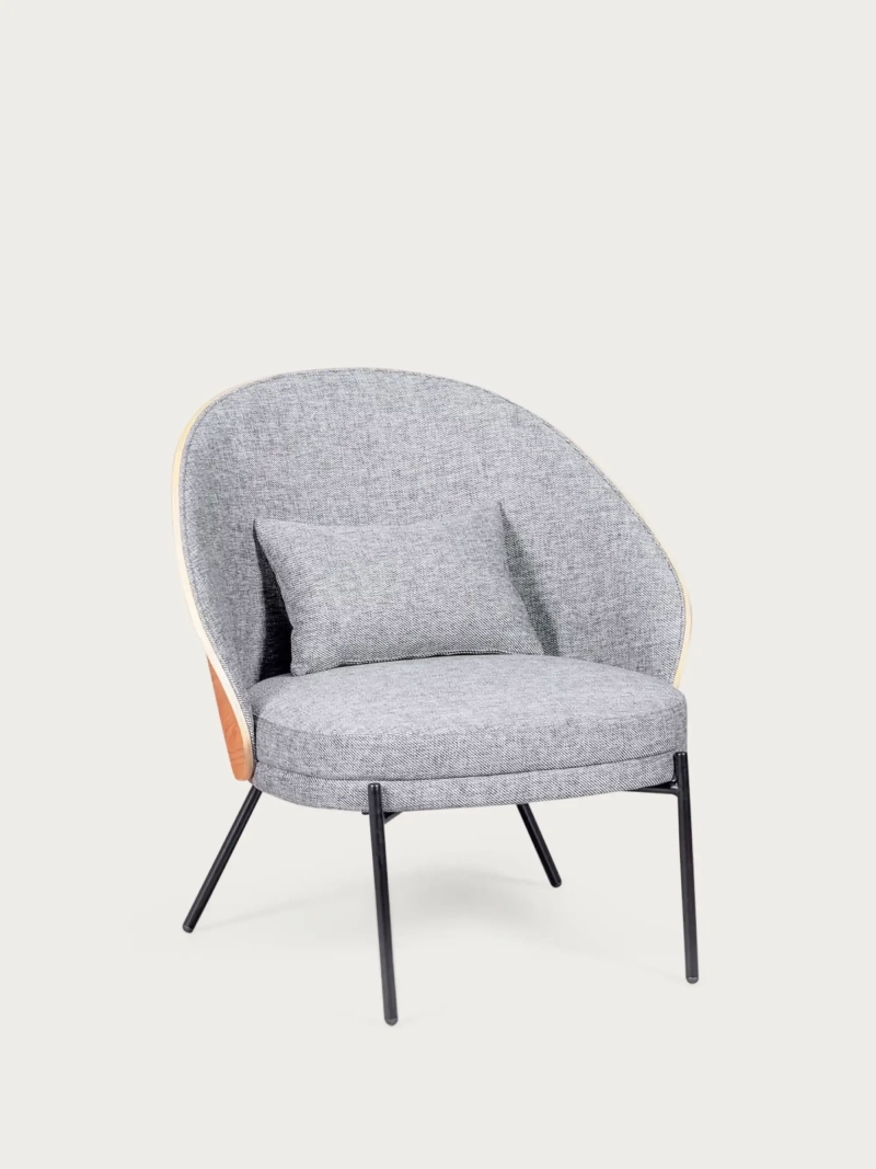Rustikaler Sessel mit natürlichem Eschenholz - Earth NEST DREAM - 6