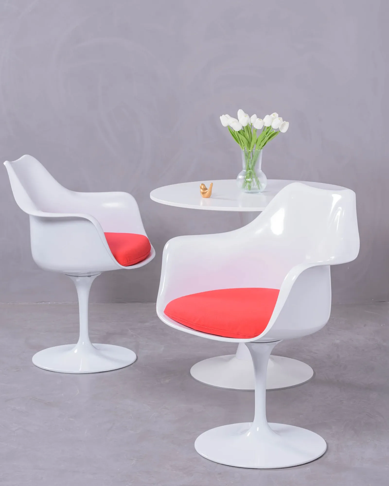 KNOLL sedia girevole con cuscino TULIP 