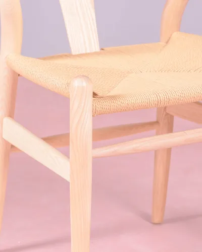 Chaise scandinave en bois de frêne naturel | Livraison gratuite et garantie de 5 ans