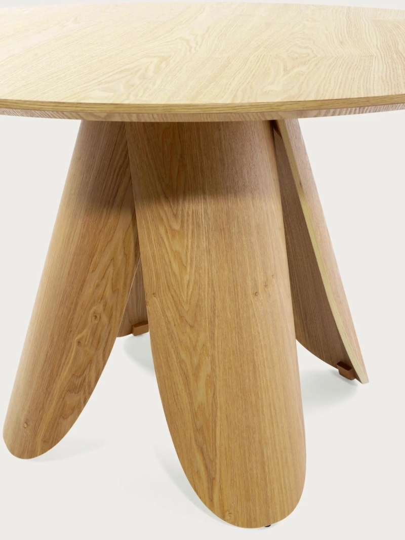 Mesa de jantar redonda em madeira de freixo (120 cm) - Pluto NEST DREAM - 1
