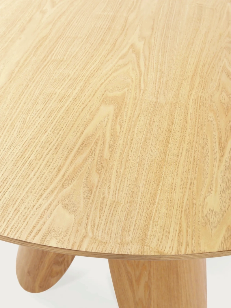 Mesa de jantar redonda em madeira de freixo (120 cm) - Pluto NEST DREAM - 9