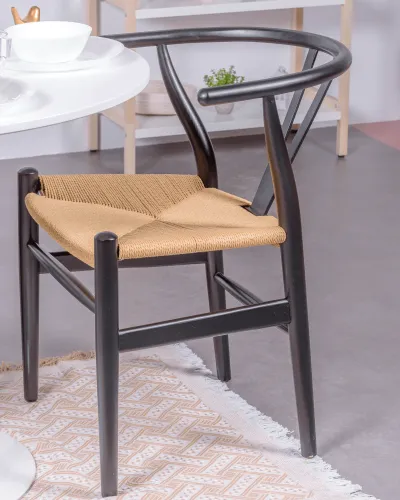 Silla nórdica en madera de haya de colores  | Envío gratuito y garantía de 5 años