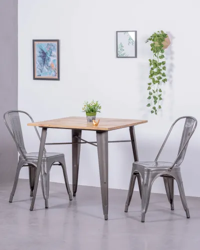 Metallisk industriell Bistro | Vintage stil | Nest Dream