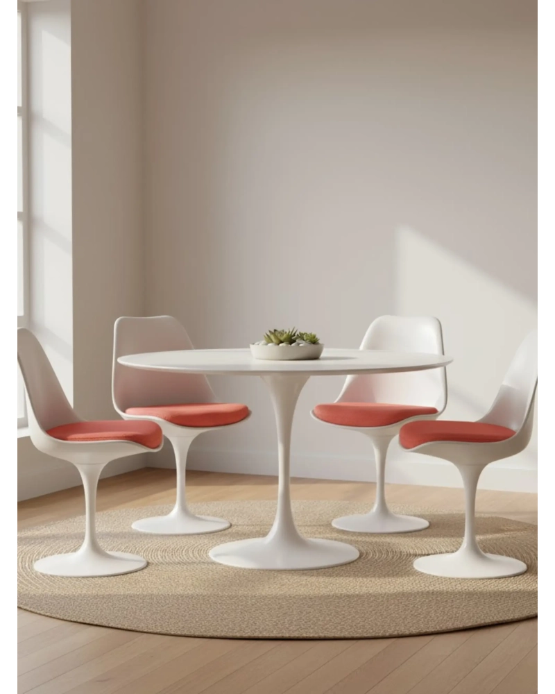 Hochwertiger runder Esstisch aus MDF-Holz (120cm) - Stratus NEST DREAM - 7