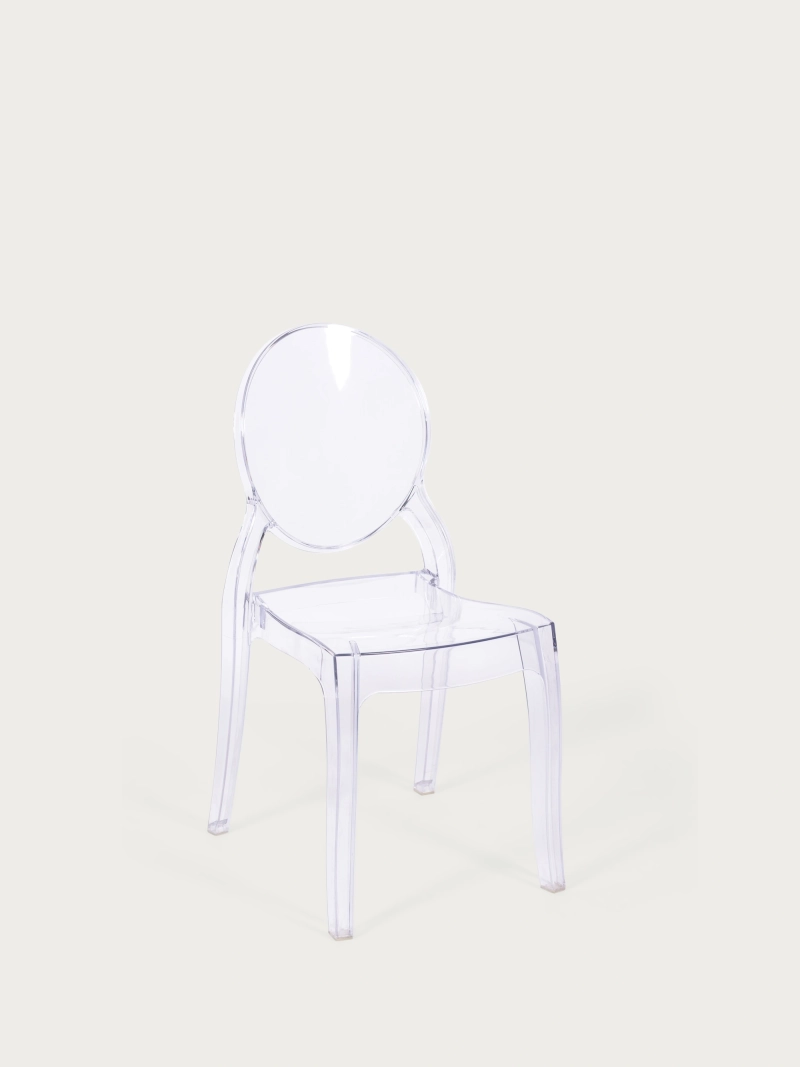 Chaise de salle à manger rétro en plastique transparent - Lousiana NEST DREAM - 2