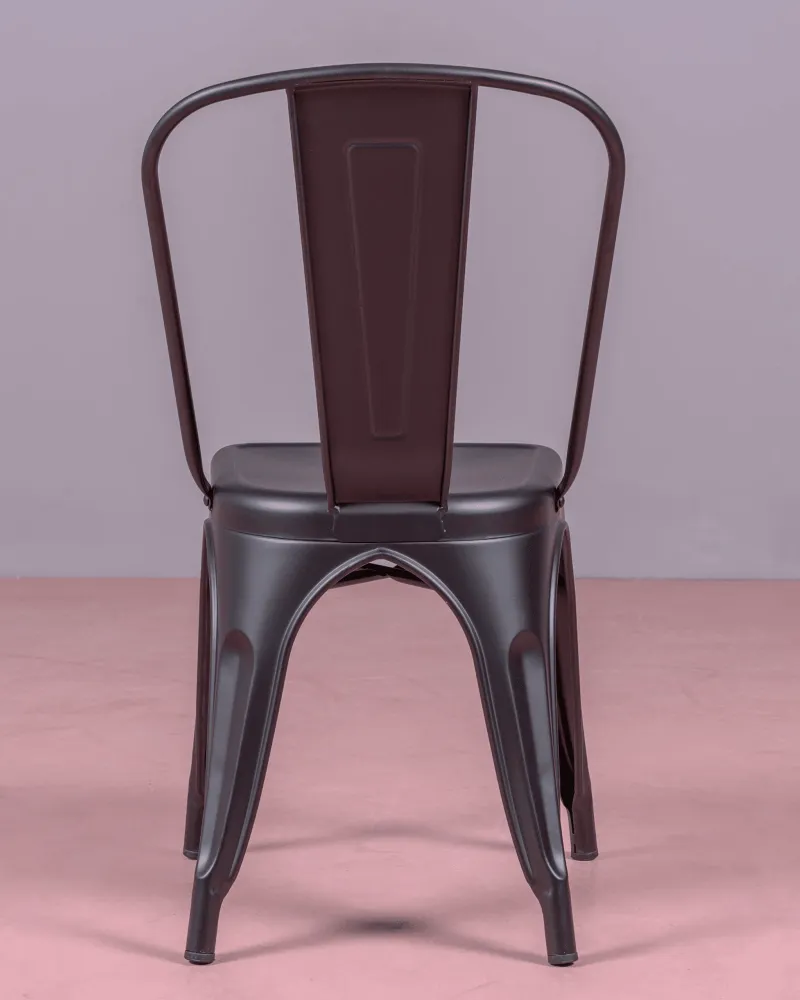 Metal steel chair in industrial style | Simplicity and elegance