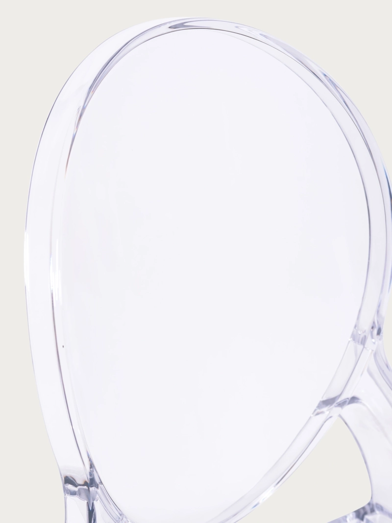 Retro dining chair in transparent plastic - Lousiana NEST DREAM - 1