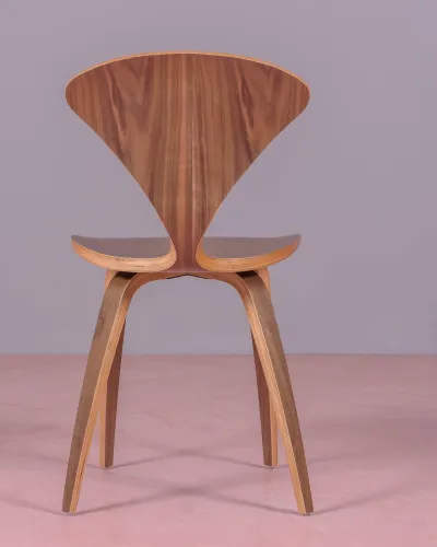 Cherner Scandinavian dining chair in walnut | Free Shipping