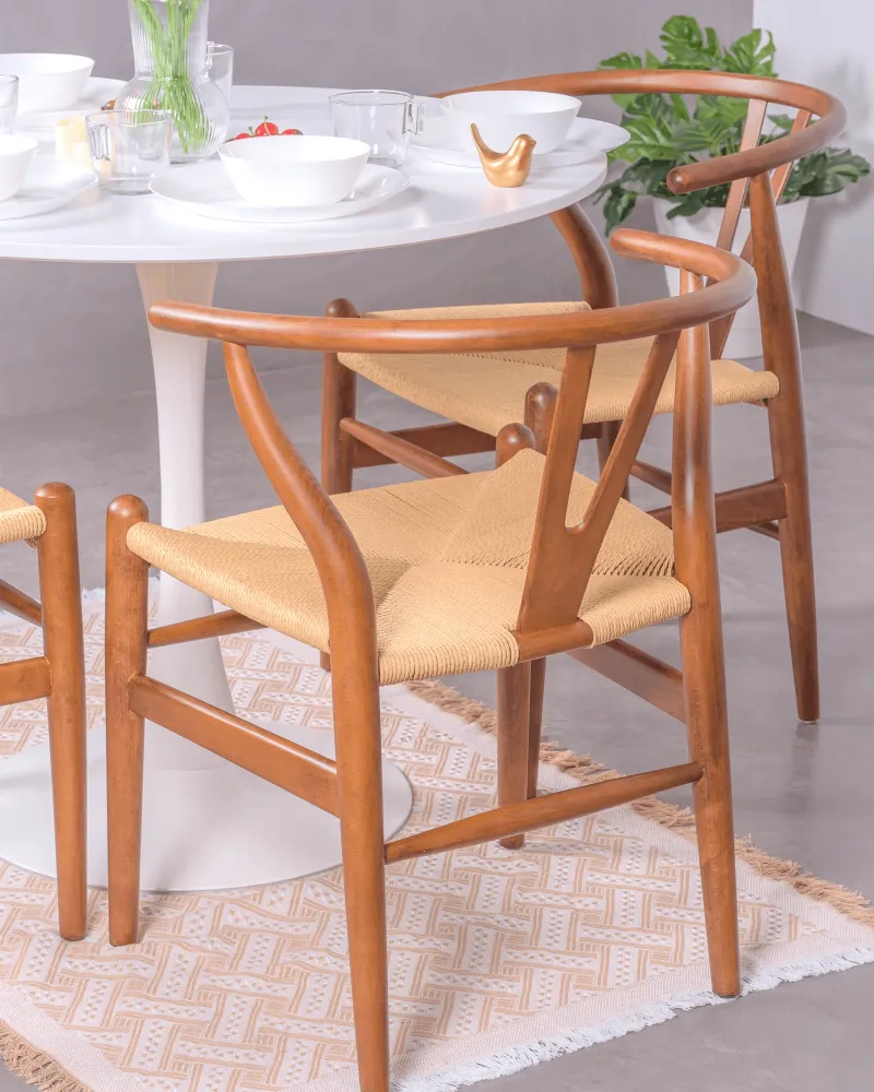 Wish Nordic chair in walnut wood | Free shipping and 5-year warranty