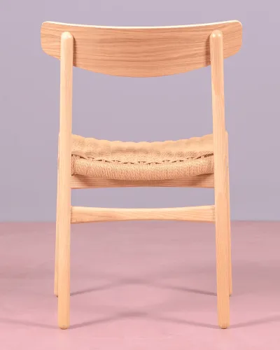 Liam Nordic Chair in Ash wood and natural rope | Nest Dream