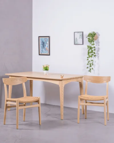 Liam Nordic Chair em freixo e corda natural | Nest Dream