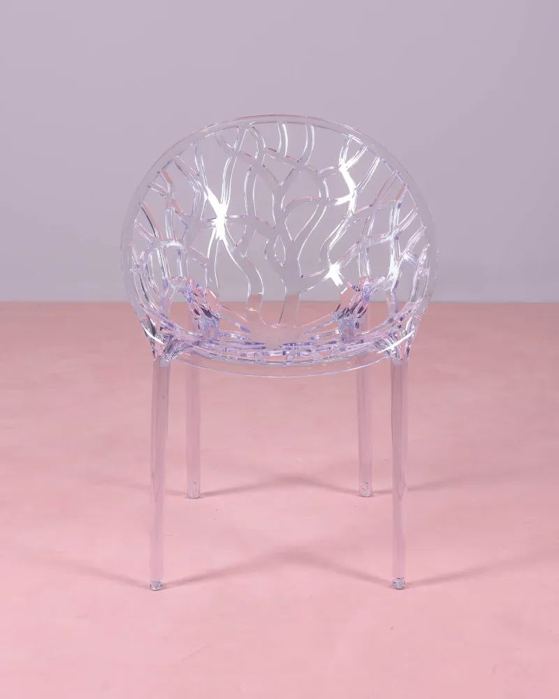 Chaise Chrystal transparent adaptée à une utilisation en extérieur | Magasin Nest Dream