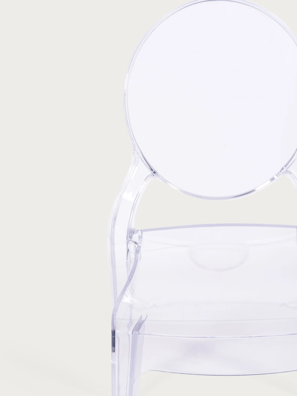 Retro eetkamerstoel Lousiana transparant | Nest Dream