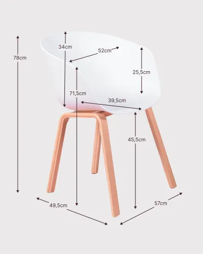 Nordic Daxer Chair por Nest Dream | Design e qualidade ao melhor preço