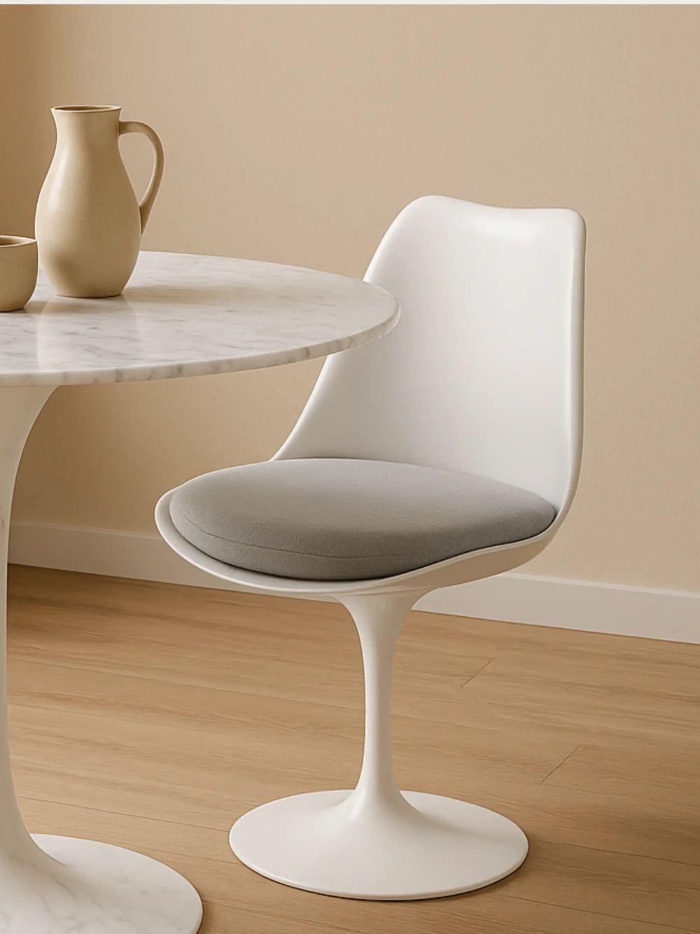 Snurrbar designstol med bomullsdynor - Stratus NEST DREAM - 17
