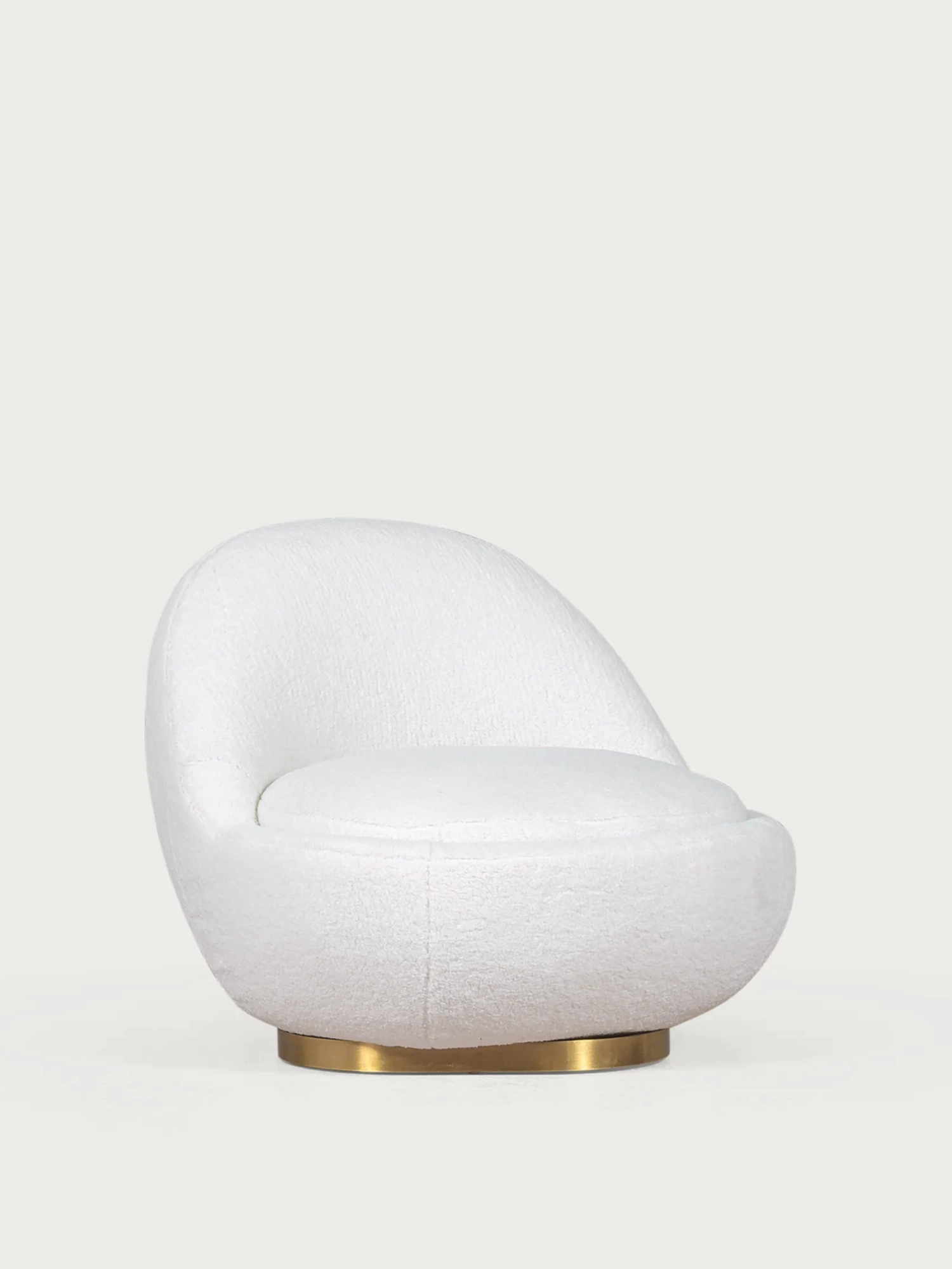 Design swivel armchair upholstered in cotton - Corsica NEST DREAM - 15