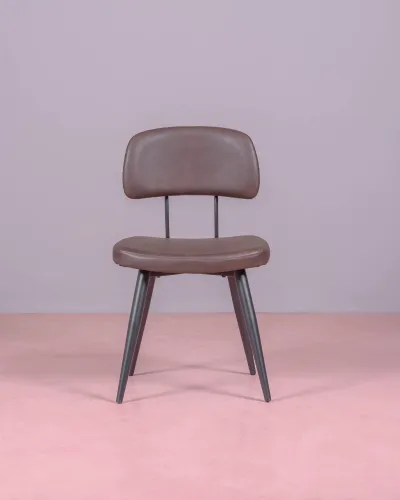 Retro industrial chair upholstered in imitation leather | Nest Dream