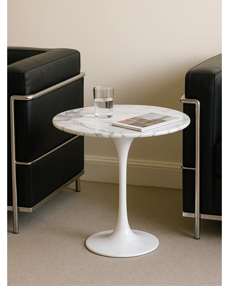 Beistelltisch aus Carrara-Marmor (50cm) - Stratus NEST DREAM - 1