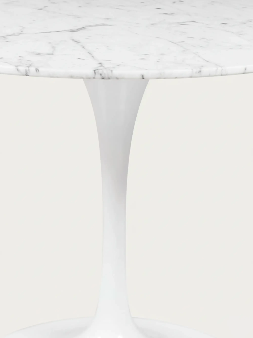 Hochwertiger runder Esstisch aus Carrara-Marmor (120cm) - Stratus NEST DREAM - 1