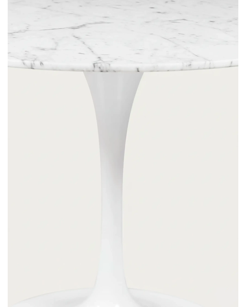 High-end round dining table in Carrara marble (120cm) - Stratus NEST DREAM - 5