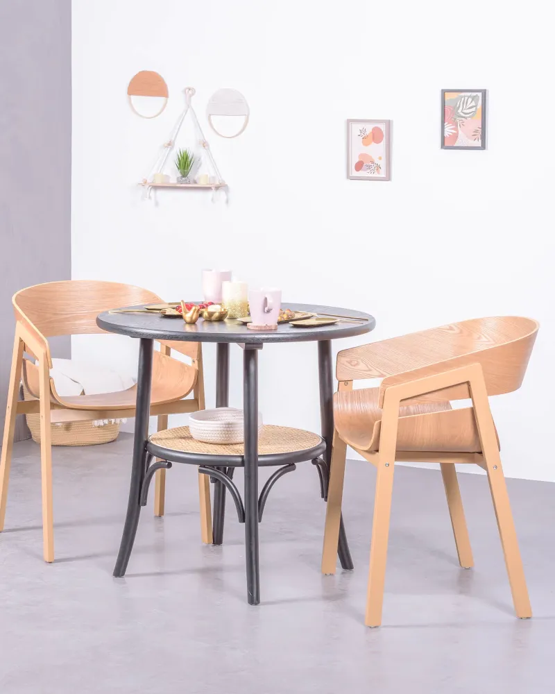 Silla de comedor en madera de fresno natural | 5 años de garantía