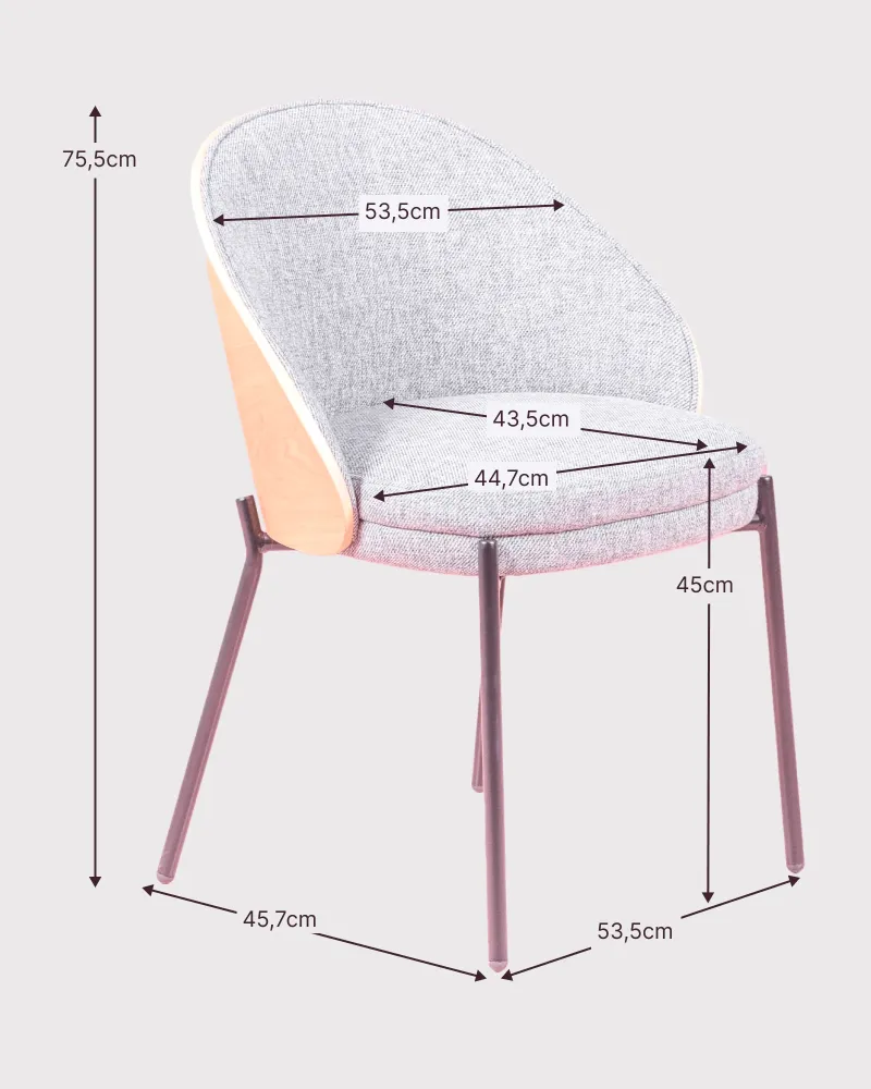 Chaise Earth au design rustique | Garantie 5 ans | Nest Dream