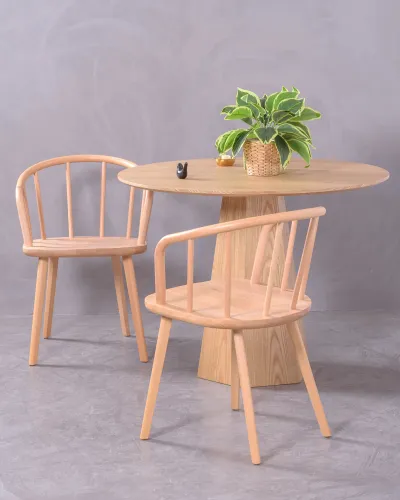 Sedia da pranzo con braccioli intagliata a mano | Sedie di design Nest Dream