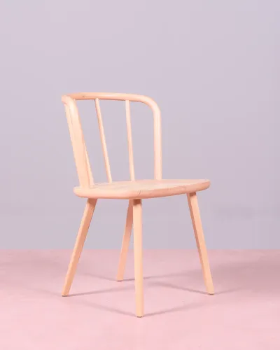 Rustic Organic chair in natural beech wood | Nest Dream