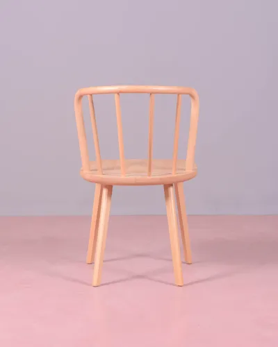 Rustic Organic chair in natural beech wood | Nest Dream