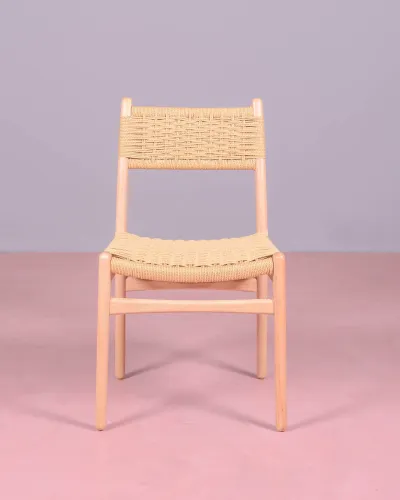 Silla nórdica Liam en madera de haya | Diseño moderno y elegante