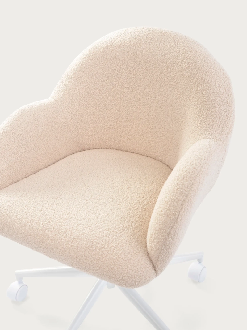 Scaun de birou minimalist din catifea - Notorius NEST DREAM - 5